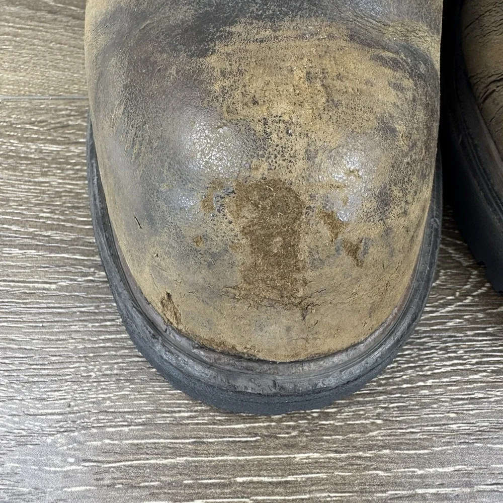 Red Wing 2212 Work Boots Mens Sz 10 H Width Leather Safety Toe Resoled*No Insole